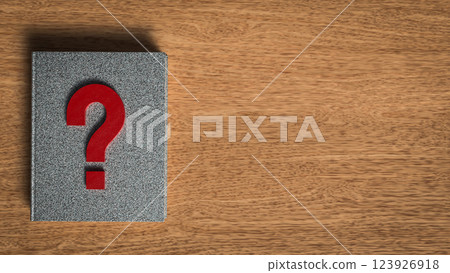 The Question book for Education Concept 3d Rendering. 123926918