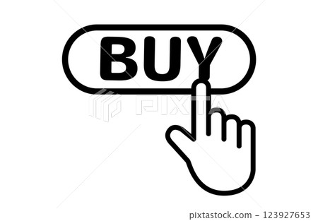 購買圖示向量插圖單色簡單黑色和白色 購買圖示向量插圖單色簡單黑色和白色 123927653