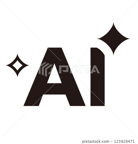AI-inspired icon vector illustration 123928471