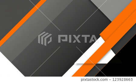 orange and black cell phone with a orange screen and a black background 123928663