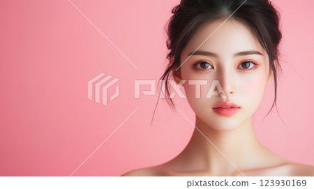 Young woman who cares about her skin Beauty image AI Young woman who cares about her skin Beauty image AI 123930169