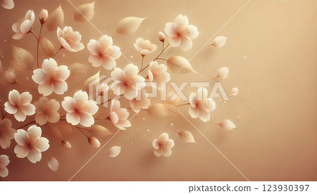 蜜米色櫻花私語 123930397