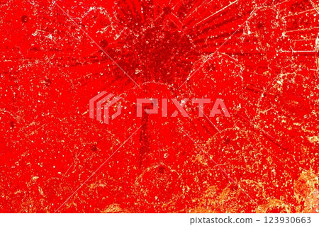 Fountain water flow. Splash of water in the fountain, abstract image. Changed color scheme. 123930663