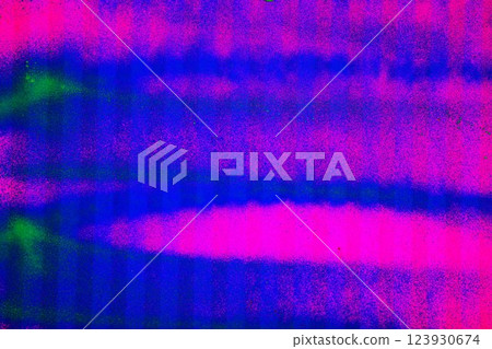 Plastic panels on the facade of the building, changed colors, bright colorful background. 123930674