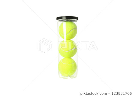 PNG, Tennis balls, isolated on white background PNG, Tennis balls, isolated on white background 123931706