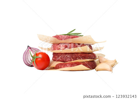 PNG, Ground meat, isolated on white background 123932143