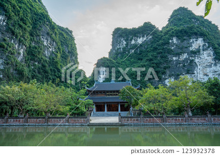 World Heritage Site Trang An's natural and temple landscape 123932378