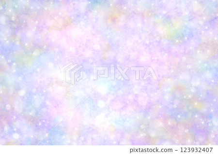 神秘而夢幻般的閃閃發光的簡單漸變背景壁紙插畫紋理[紫色，粉紅色，彩虹色] 123932407
