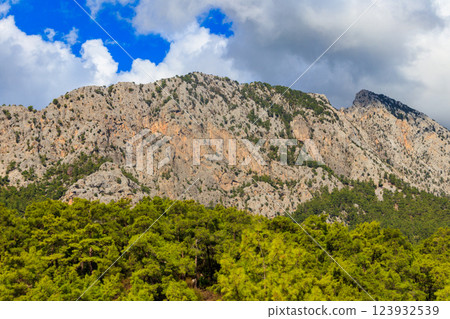 View of the Taurus mountains in Antalya province, Turkey View of the Taurus mountains in Antalya province, Turkey 123932539