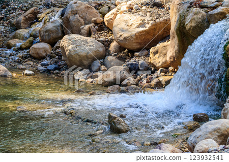 Small waterfall in Goynuk canyon in Antalya province, Turkey Small waterfall in Goynuk canyon in Antalya province, Turkey 123932541