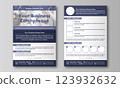 Modern business flyer/catalog template 123932632