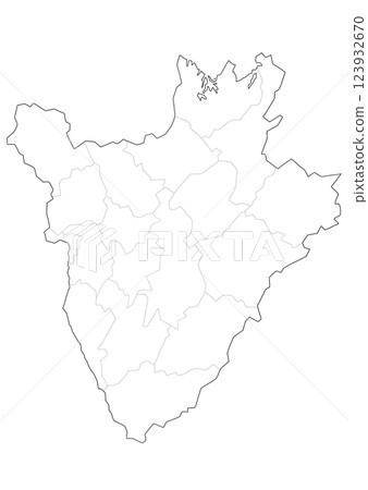 蒲隆地空白地圖 123932670