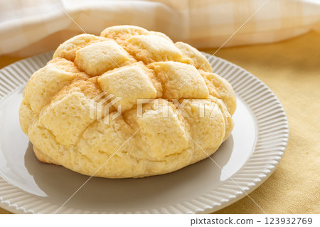 Melon bread sweet bread stock photo 123932769