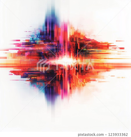 Digital Symmetry - Reflection of the Future City Digital Symmetry - Reflection of the Future City 123933362