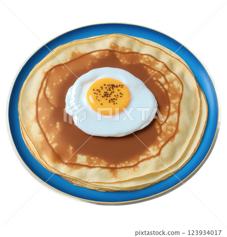 Crepes Delicate, paper-thin pancakes filled with either sweet toppings like Nutella, fresh fruit, and whipped cream, or savory options like 123934017