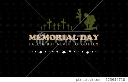 Memorial Day Tribute Fallen but Never Forgotten Memorial Day Tribute Fallen but Never Forgotten 123934718