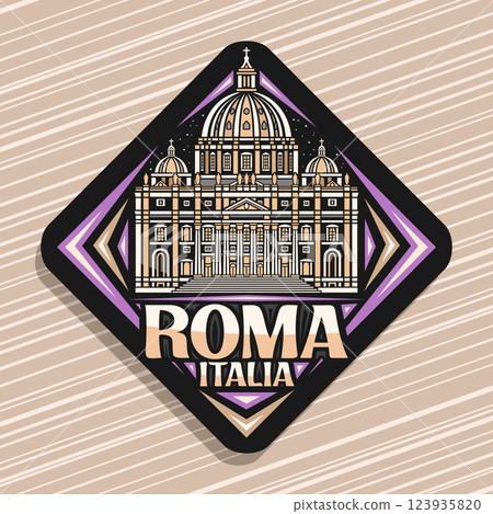 Vector logo for Roma 123935820