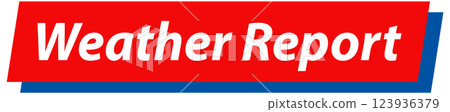 Bold Weather Report Banner Design Bold Weather Report Banner Design 123936379