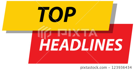 Bold News Headline Banner Design Bold News Headline Banner Design 123936434