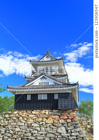 [Shizuoka] Hamamatsu Castle with fresh greenery 123936547
