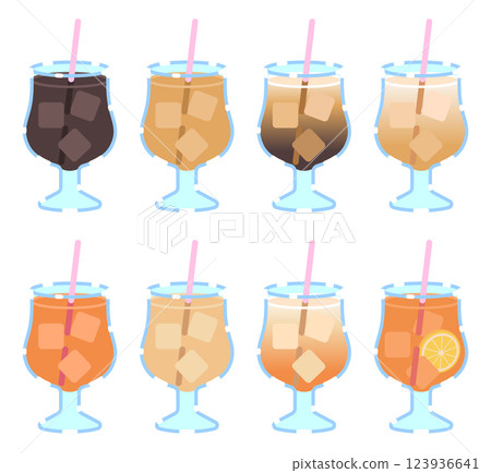 咖啡和茶的插圖集 咖啡和茶的插圖集 123936641