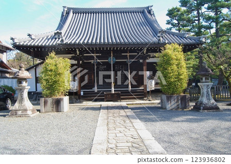 鹿山天台寺廟風景 123936802