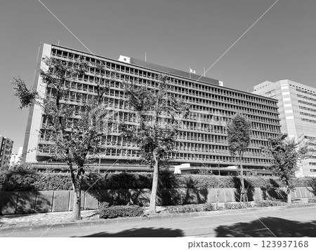 Osaka District Court/Osaka High Court (Kita-ku, Osaka) Monochrome Osaka District Court/Osaka High Court (Kita-ku, Osaka) Monochrome 123937168