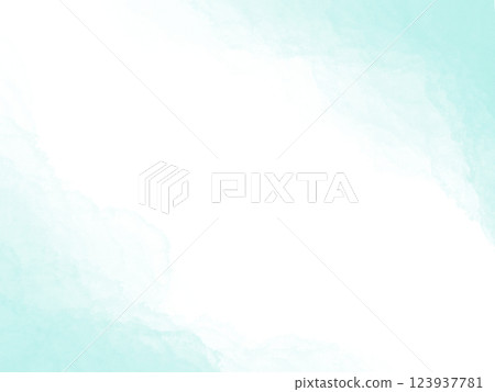 薄荷綠淡水彩紋理背景 123937781