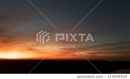 A wonderful evening by the river, sunset. A wonderful evening by the river, sunset. 123939330