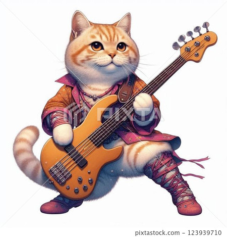 Cat band activities! Cat music activities! Cat band activities! Cat music activities! 123939710
