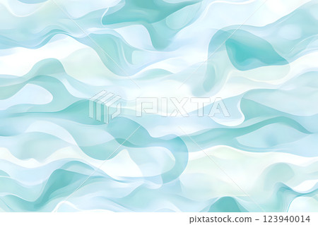 Seamless pattern of gentle rippling water background in serene colors Seamless pattern of gentle rippling water background in serene colors 123940014