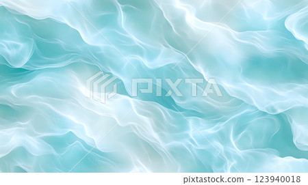 Gentle soft water texture featuring smooth pastel ripples and waves 123940018