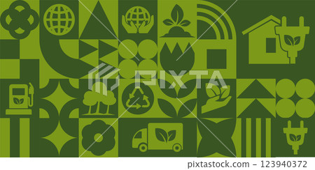 Green energy eco friendly symbols Green energy eco friendly symbols 123940372