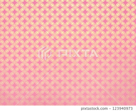 日本紙紋理圖像素材，圖案，粉紅色 123940973