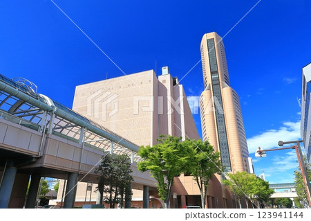 [Shizuoka Prefecture] Hamamatsu Act Tower on a clear day 123941144