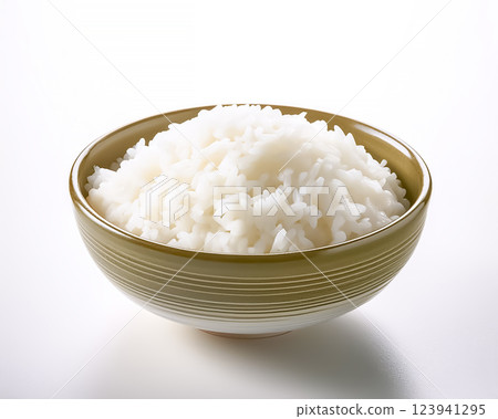 Rice: White rice image material 123941295