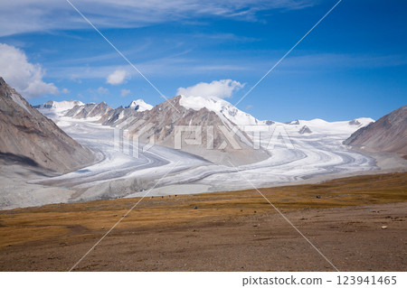Altai tavan bogd national park landscape, Potanin Glacier, Mongolia 123941465