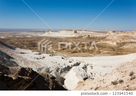 Beautiful Mangystau landscape, Kazakhstan. Bozzhira valley view 123941540