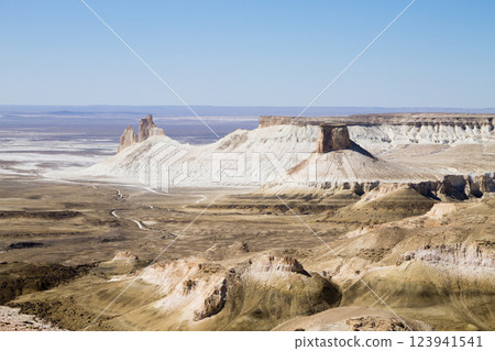 Beautiful Mangystau landscape, Kazakhstan. Bozzhira valley view 123941541