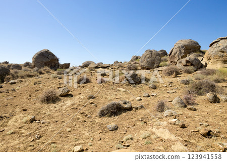 Valley of the spheres, Torysh, Mangystau region, Kazakhstan 123941558