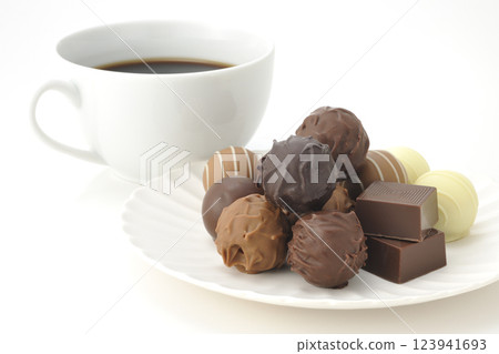 Assorted chocolate 123941693