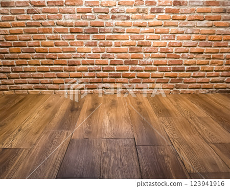 Brick wall image material 123941916