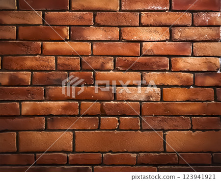 Brick wall image material 123941921