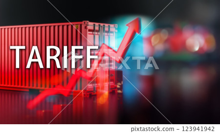 關稅和貿易戰概念 關稅和貿易戰概念 123941942
