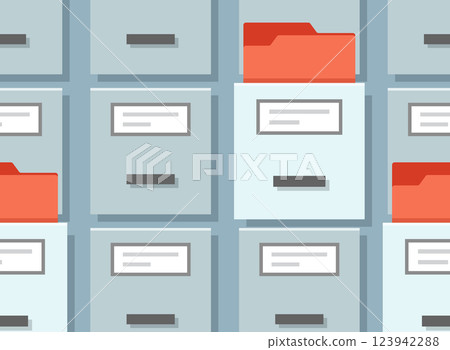 Office cabinet icon in flat style. Furniture storage vector illustration on isolated background. Drawer sign business concept. Office cabinet icon in flat style. Furniture storage vector illustration on isolated background. Drawer sign business concept. 123942288