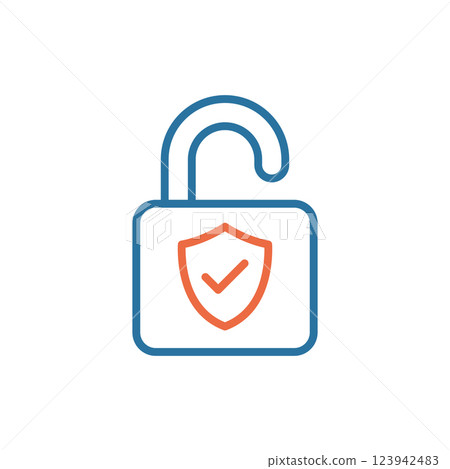 100% secure pay icon in flat style. Privacy guarantee vector illustration on isolated background. Safety risk sign business concept. 100% secure pay icon in flat style. Privacy guarantee vector illustration on isolated background. Safety risk sign business concept. 123942483