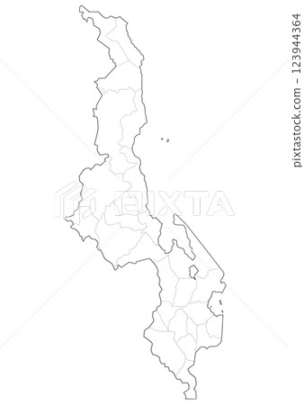 馬拉威空白地圖 123944364