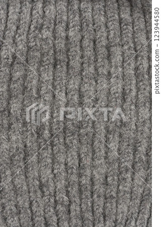 Knitted gray fabric 123944580