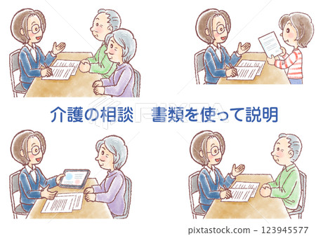 Nursing care consultation_Nursing care consultation_Explanation using documents_Set 123945577