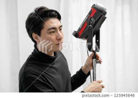 Photographer Studio Lighting 123945646